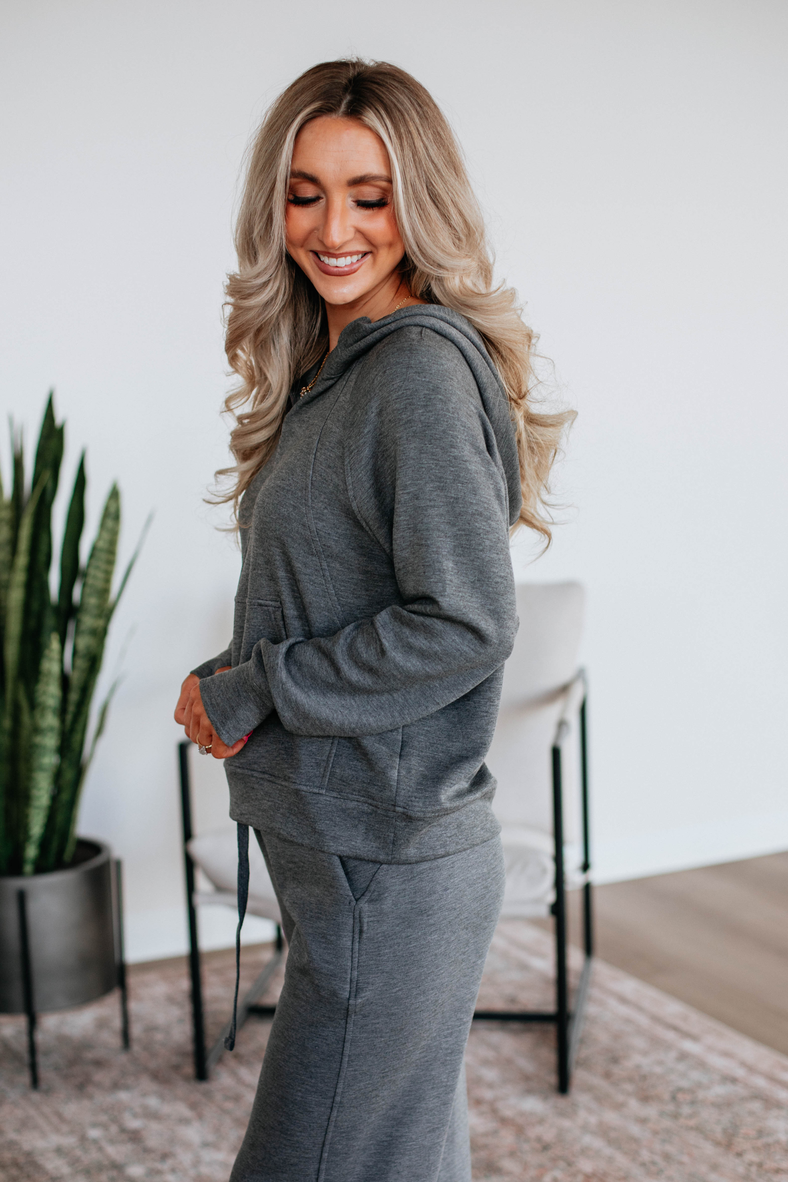 Aubrie Half Zip Pullover for Women - Soft & Comfortable Charcoal Fleece Jacket - Perfect for Hiking, Running & Outdoor Activities