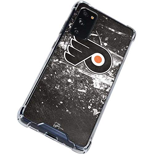 Official NHL Philadelphia Flyers Frozen Design Clear Phone Case for Samsung Galaxy S20 FE - Durable Protection with Stylish Hockey Theme, Perfect for Sports Fans and Everyday Use