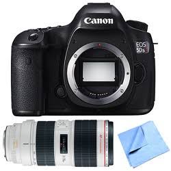 Canon EOS 5DS R 50.6MP Full Frame Digital SLR Camera with Zoom Lens Bundle - Professional Photography for Portraits, Landscapes & Studio Work