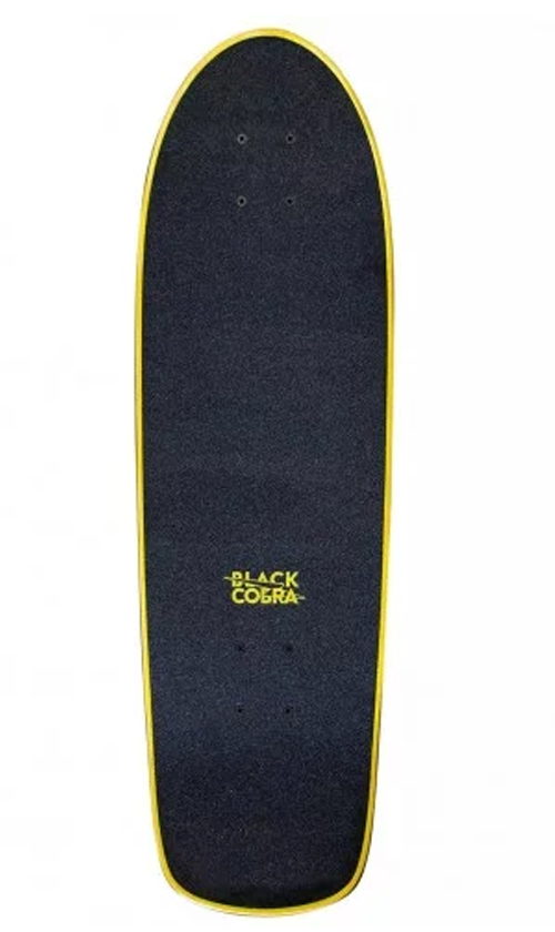 Dusters Cobra Yellow Cruiser 29.5 Inch Skateboard - Perfect for Street Skating, Tricks, and Commuting