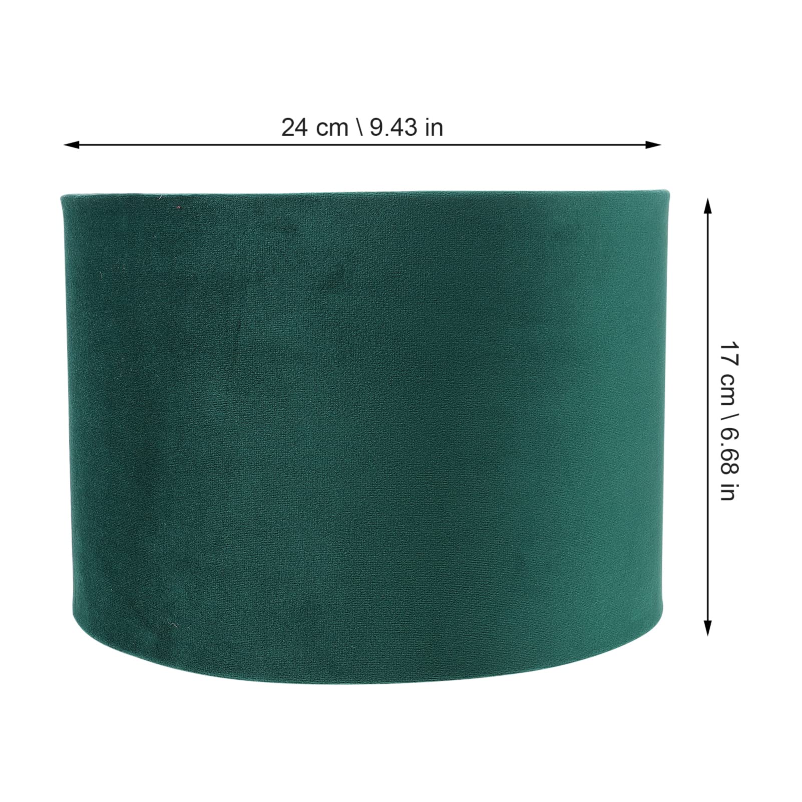 Balacoo Modern Clip-On Barrel Fabric Lamp Shade - Small Dust Cover for Table, Chandelier & Wall Lamps - Elegant Home Decor Lighting Accessory | Perfect for Living Room, Bedroom & Office