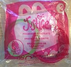 McDonald's Happy Meal Justice #3 Friendship Bracelets 2013 - Fun Kids Toy for Collectors & Friendship Gifts - Perfect for Playtime, Parties & Nostalgic Memories