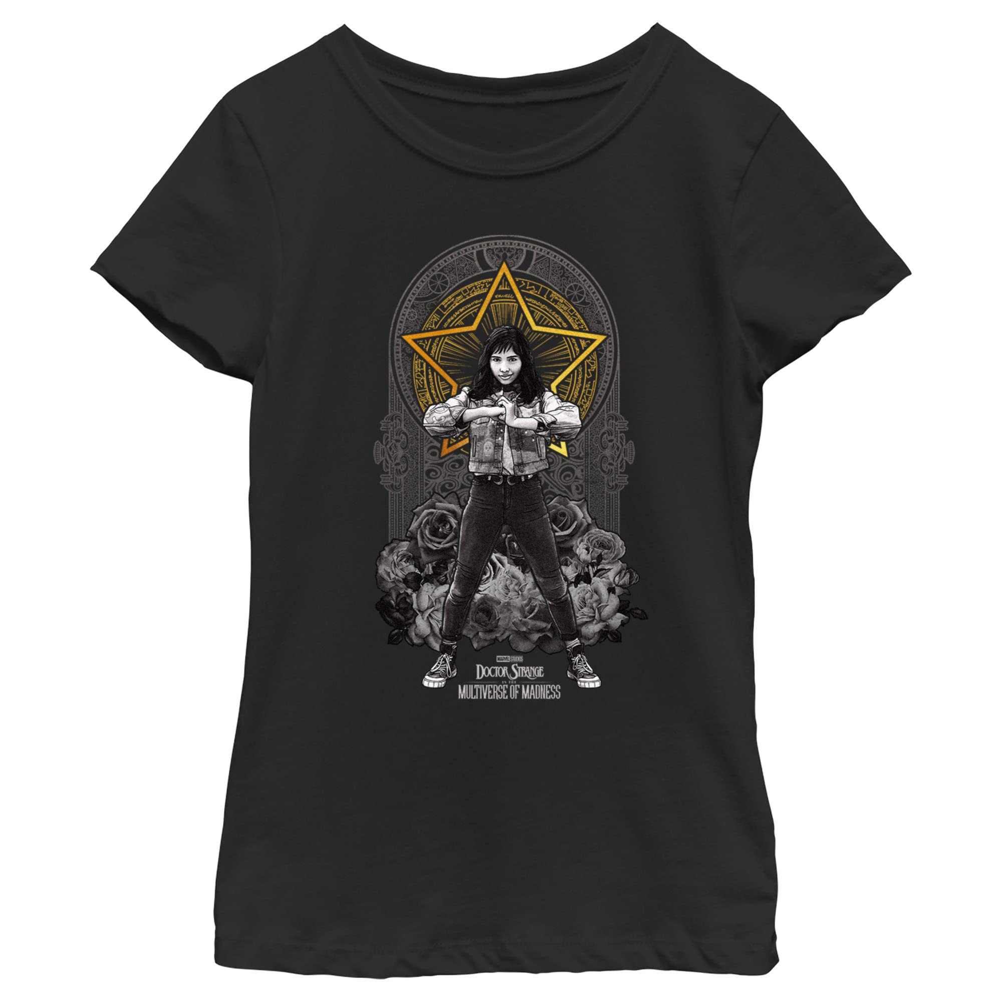 Marvel America Multiverse T-Shirt for Girls | Superhero Graphic Tee | Perfect for Cosplay, Comic Con & Everyday Wear