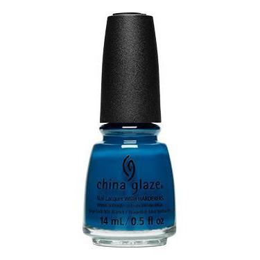 China Glaze Saved By The Blue Bell Nail Polish - 0.5 oz / 14.7ml - #84618 - Long Lasting Blue Nail Lacquer for Manicure & Pedicure - Perfect for Parties, Weddings & Everyday Wear