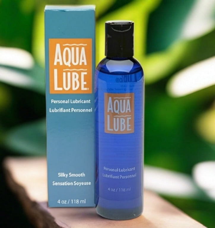 Aqua Lube Premium Water-Based Lubricant - Long Lasting & Hypoallergenic for Sensitive Skin | Perfect for Massage, Intimacy & Personal Care