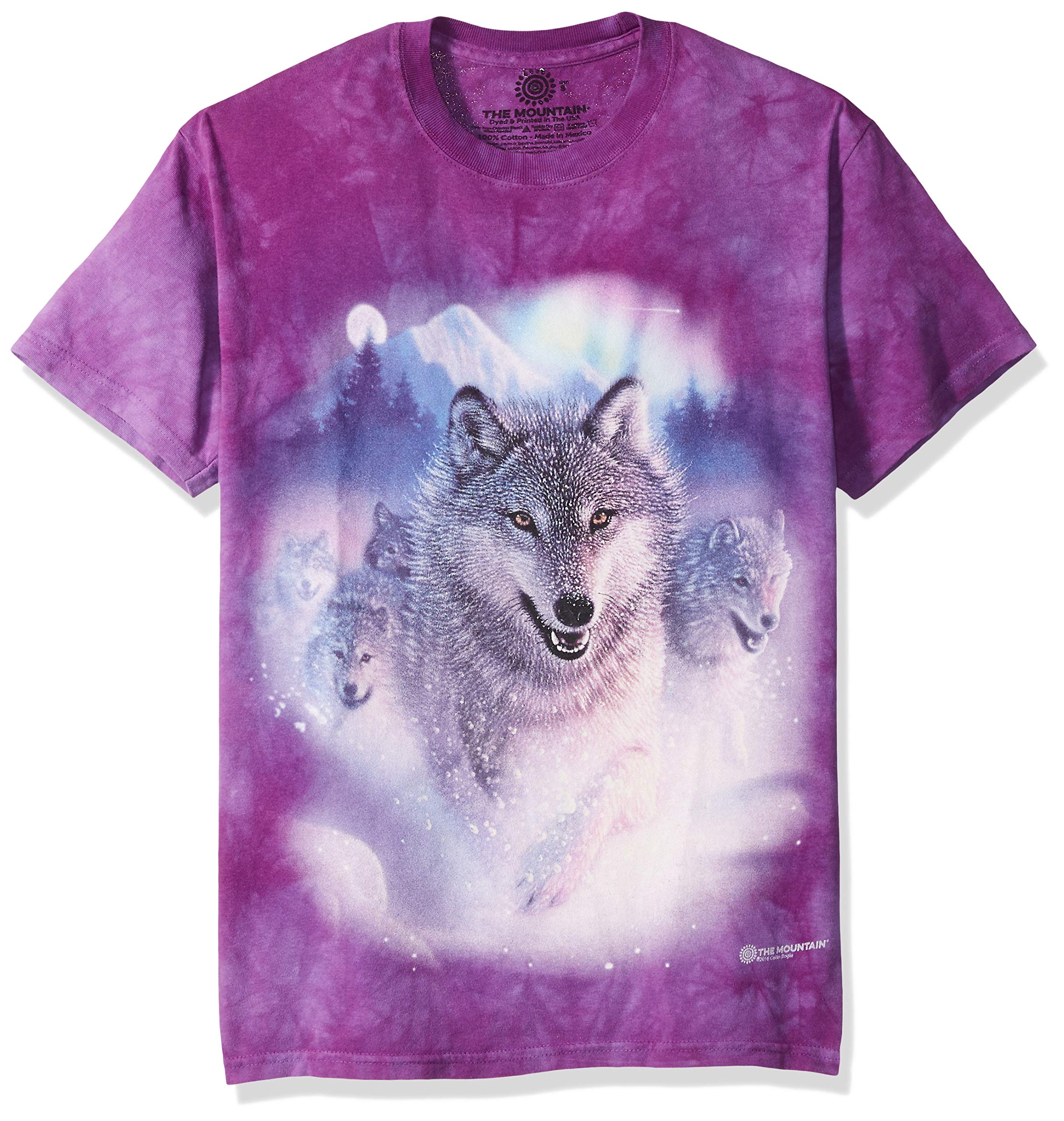 The Mountain Northern Lights T-Shirt - Vibrant Aurora Borealis Graphic Tee for Men & Women | Perfect for Outdoor Adventures, Travel & Casual Wear
