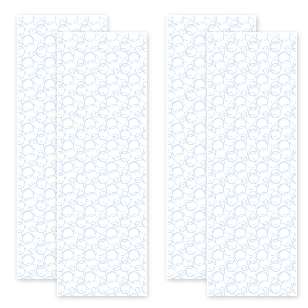 Appliance Art Deluxe School Locker Magnetic Wallpaper Set of 4 Sheets - Decorative Magnetic Vinyl for Instant Room Update - Easy to Install, Remove & Reuse - Bubbles Design - Perfect for Dorm Rooms, Kids Bedrooms, Offices & Lockers