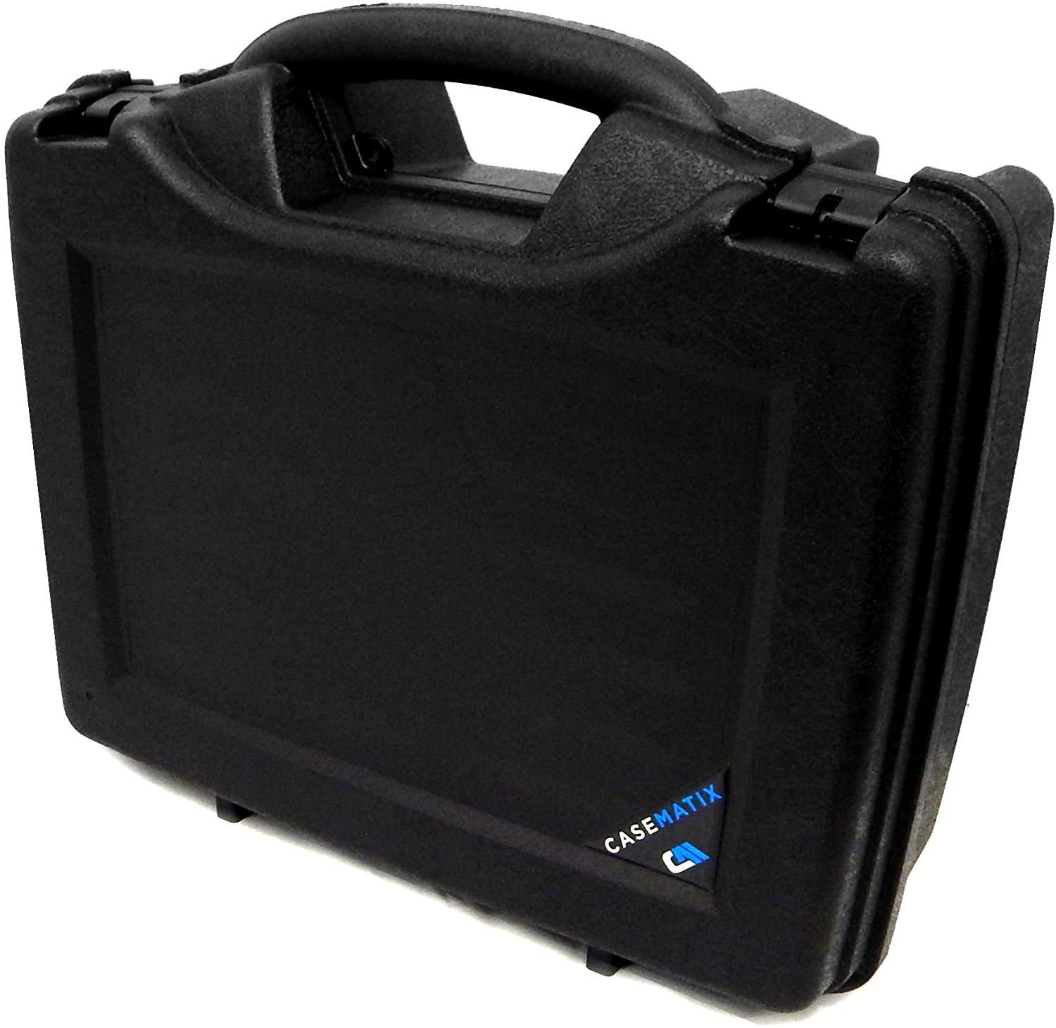 CASEMATIX Hard Shell Wireless Microphone Case with Customizable Foam - Compatible with Sennheiser, Shure, Audio-Technica, Nady, VocoPro & AKG Systems - Perfect for Studio, Stage & Travel Protection