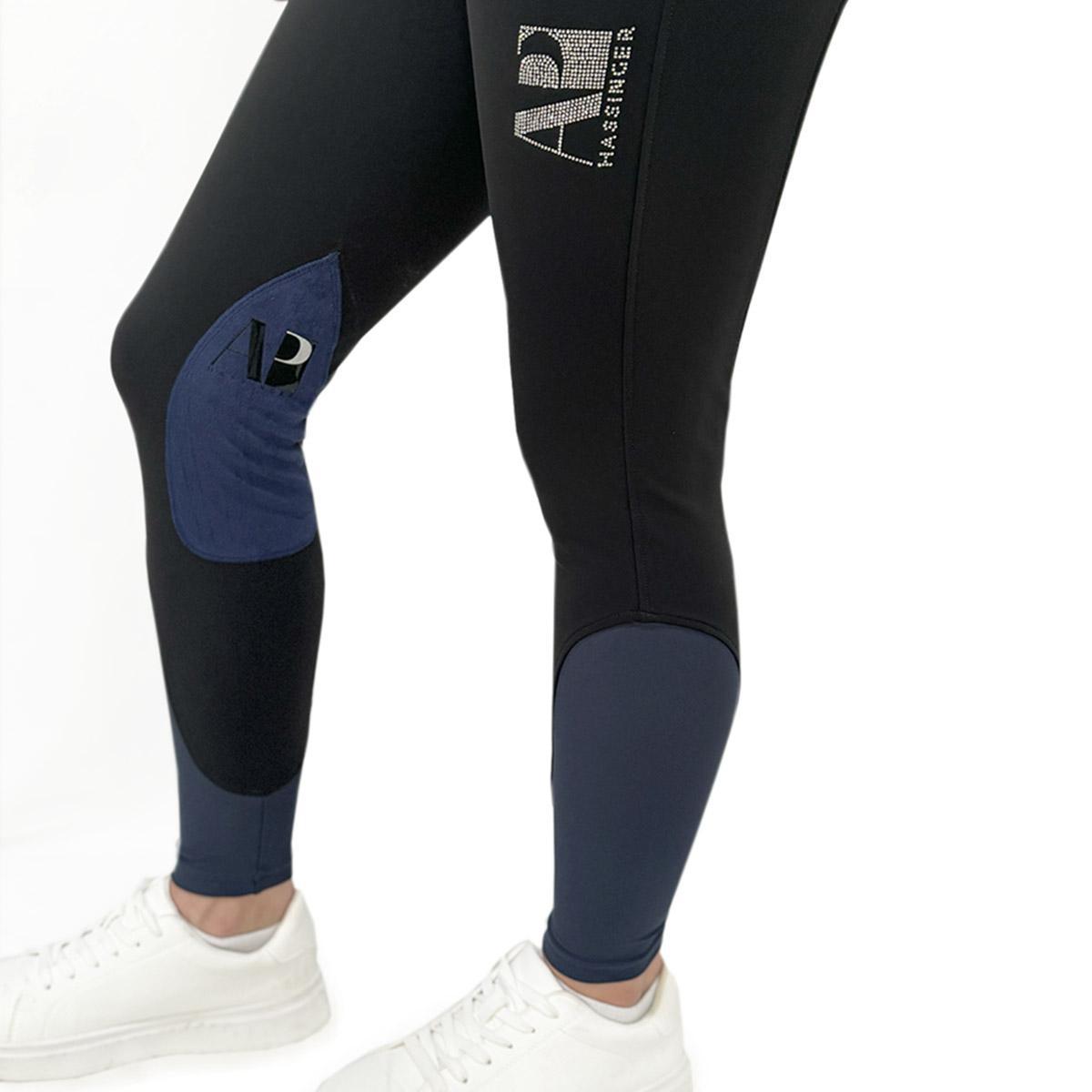 AP Hassinger Night Moves Knee Patch Breeches - Equestrian Riding Pants for Women - Perfect for Show Jumping, Dressage & Horseback Riding