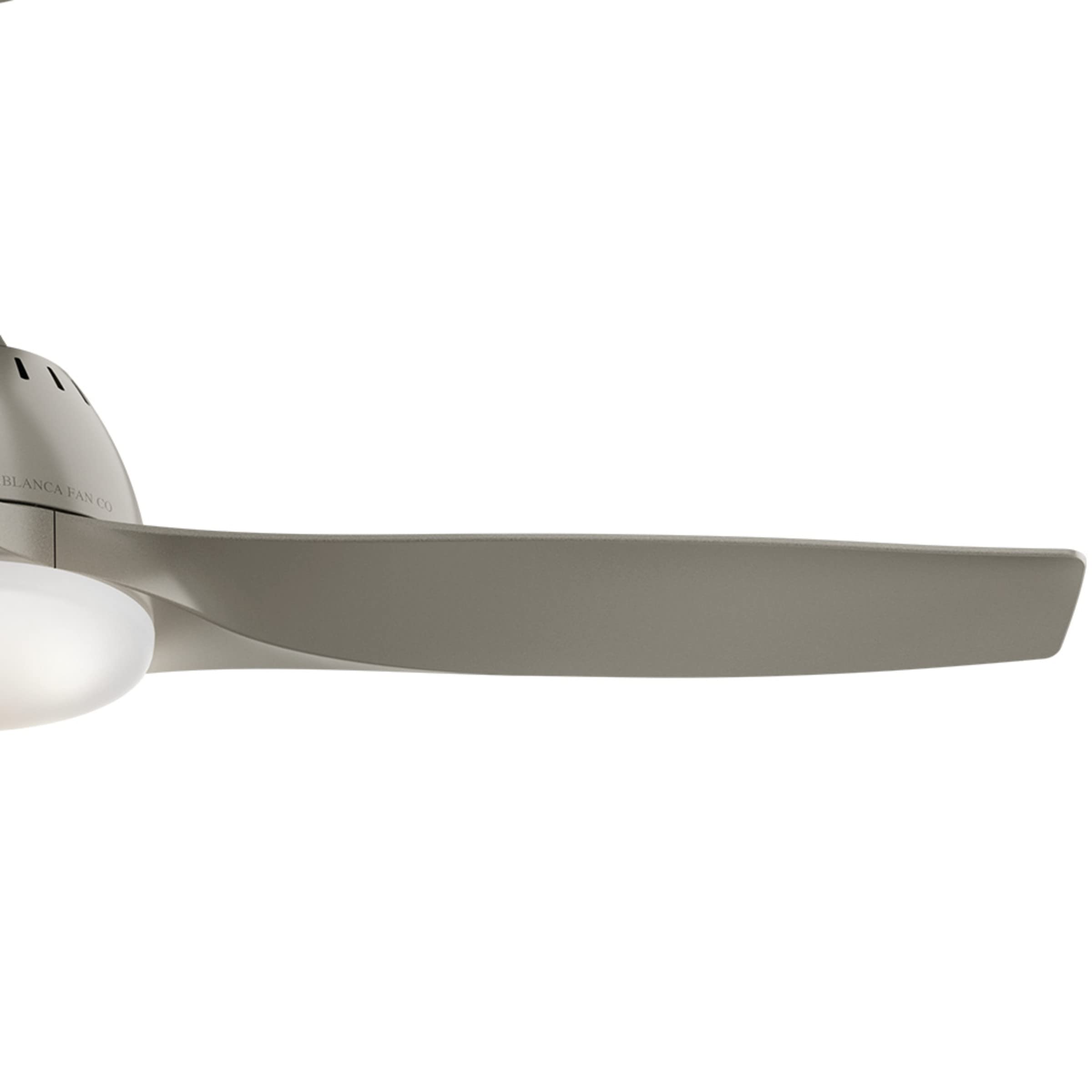 Casablanca Wisp Indoor Ceiling Fan with LED Light and Remote Control - Quiet DC Motor, 3 Speeds, Reversible Blades - Perfect for Bedroom, Living Room & Home Office