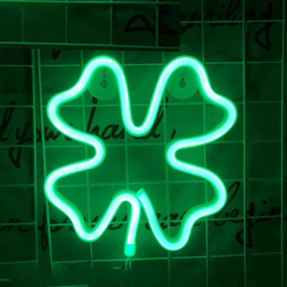 Vintage Leaf Flower Neon Light Sign - LED Wall Decor for Bedroom, Wedding, Birthday Party - Dimmable Night Lamp & Kids Room Decor - Perfect Gift for Home, Office, and Special Occasions