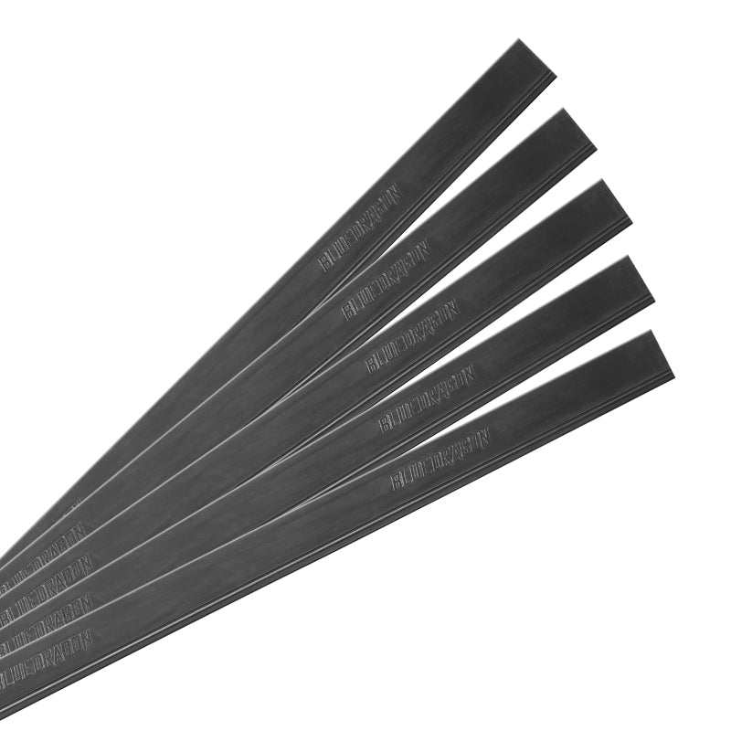Blue Dragon Round Standard Squeegee Rubber - Heavy Duty Window Cleaning Tool for Home, Car & Glass Surfaces