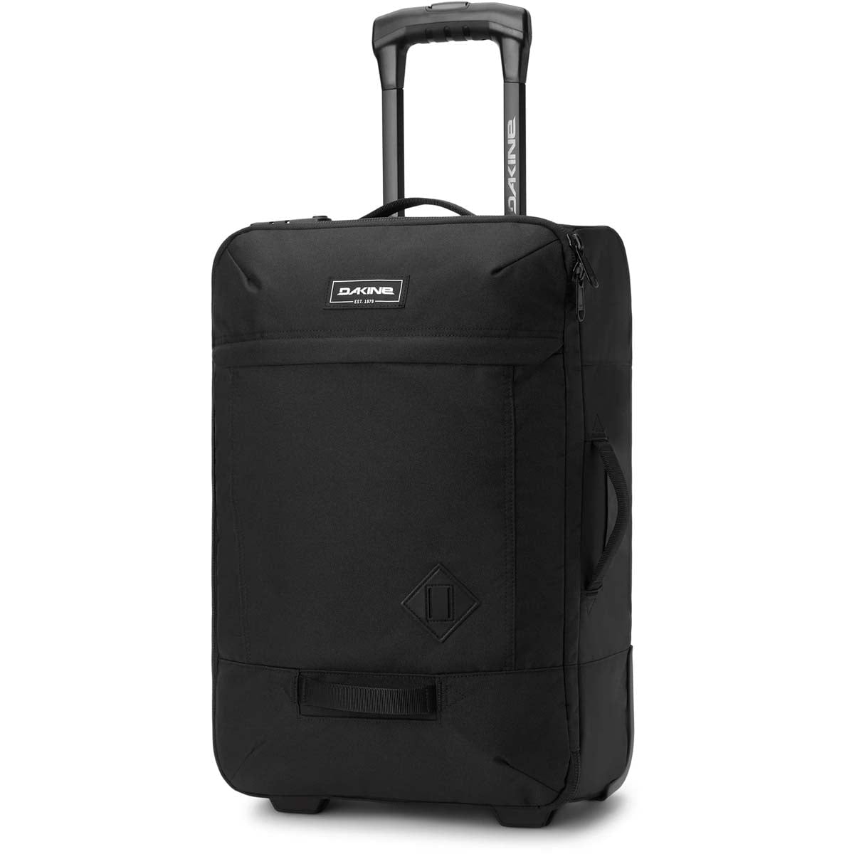 Dakine 365 Carry On Roller Bag LT 40L Black - Lightweight Expandable Luggage for Travel, Business Trips & Weekend Getaways