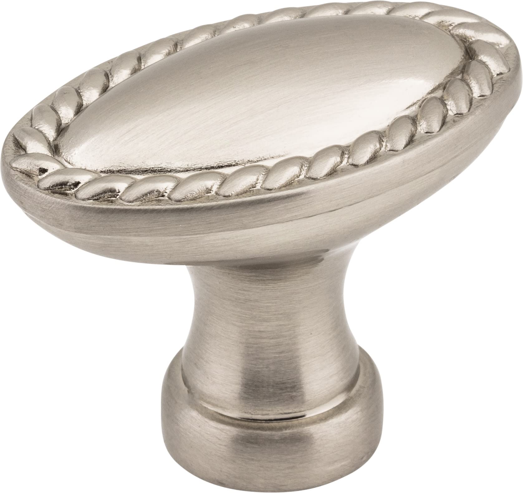 Stylish Elements Lindos Rope Trim Oval Cabinet Knob - Vintage Decorative Hardware for Kitchen Cabinets, Dressers & Furniture - Perfect for Home Renovation & DIY Projects