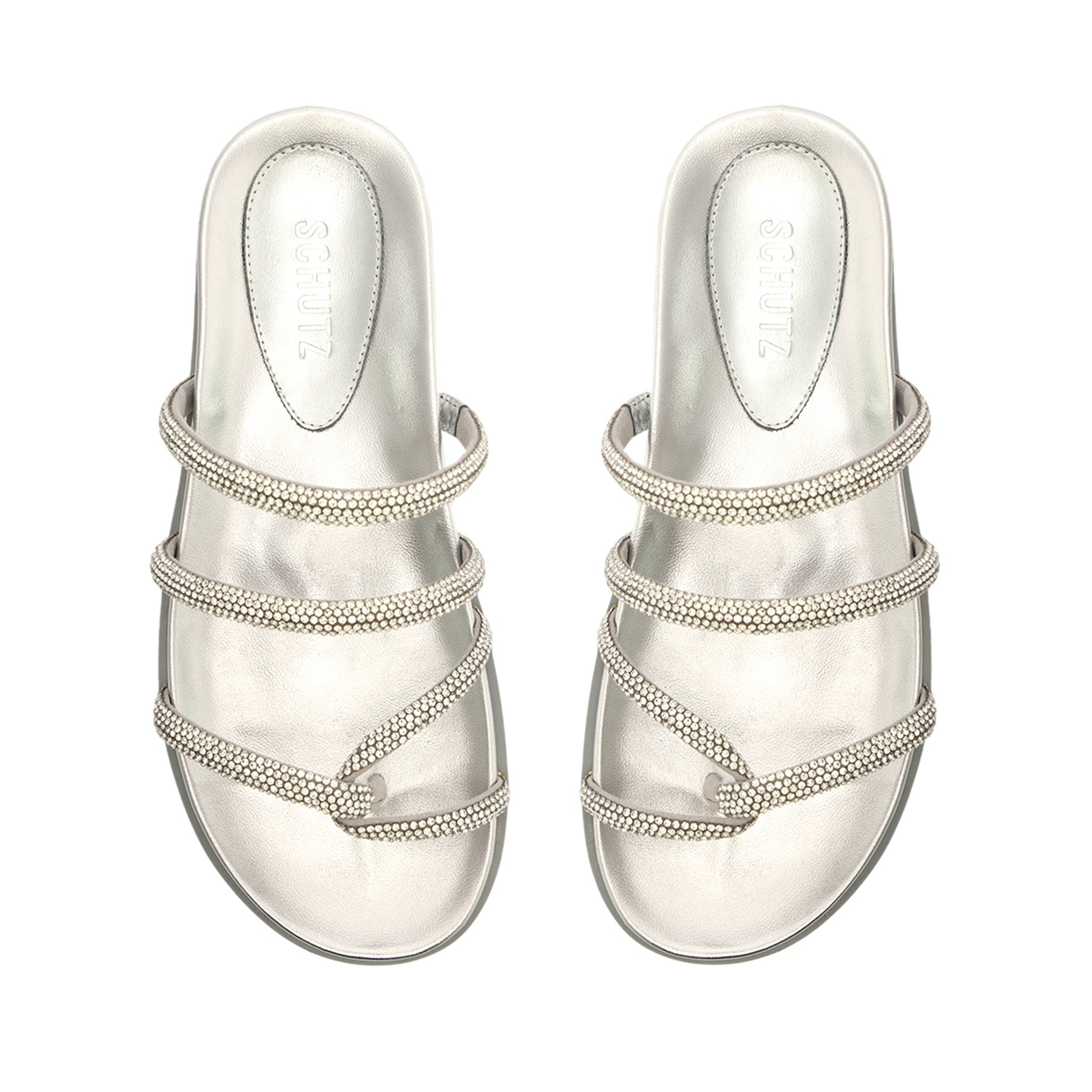 Phoebe Sporty Metallic Nappa Leather Sandals for Women - Comfortable Summer Walking Shoes for Beach, Vacation & Casual Outfits