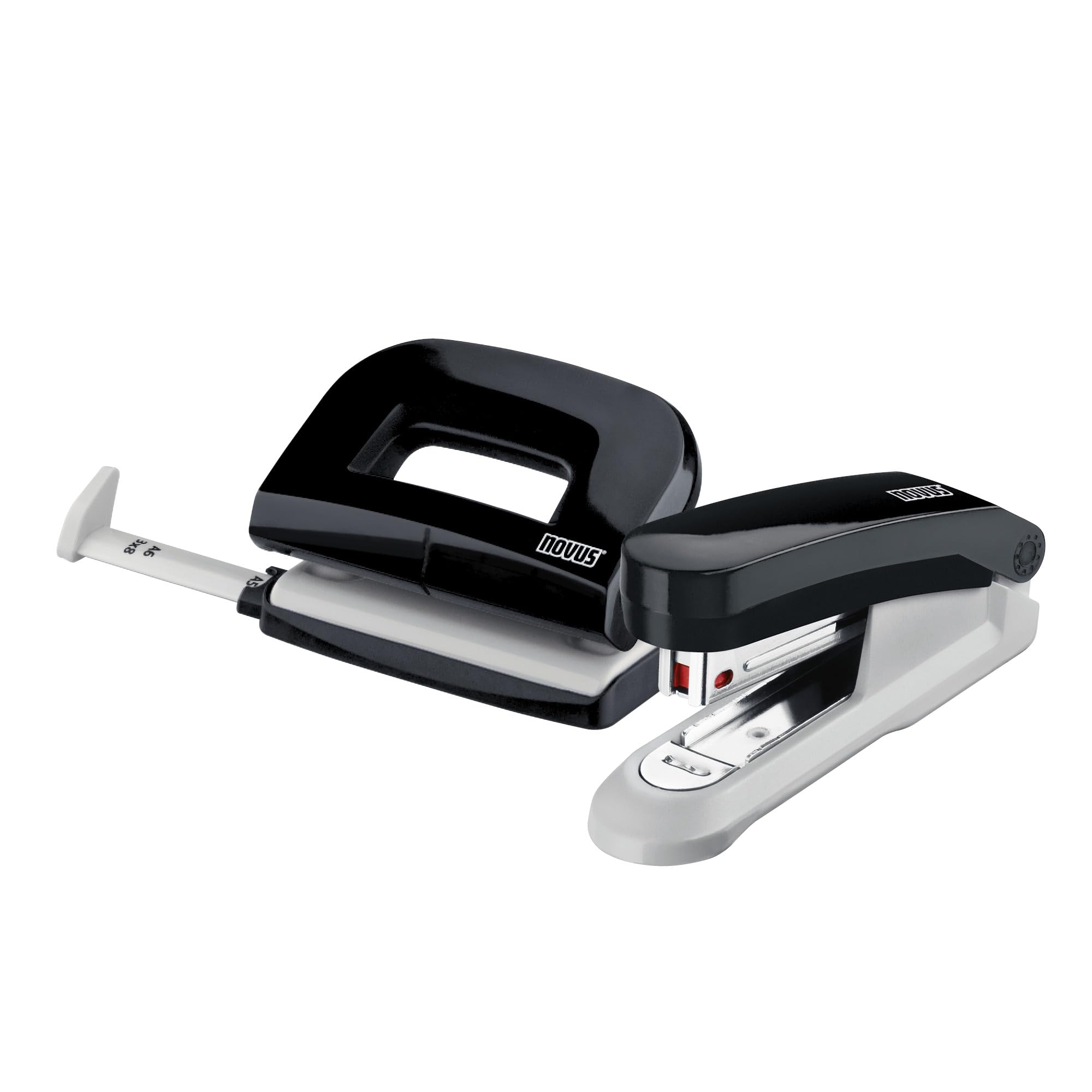 E15/E210 Black Stapler Twinset - Heavy Duty Desk Stapler Set for Office, School & Home Use | 2-Pack Staplers with Staples Included
