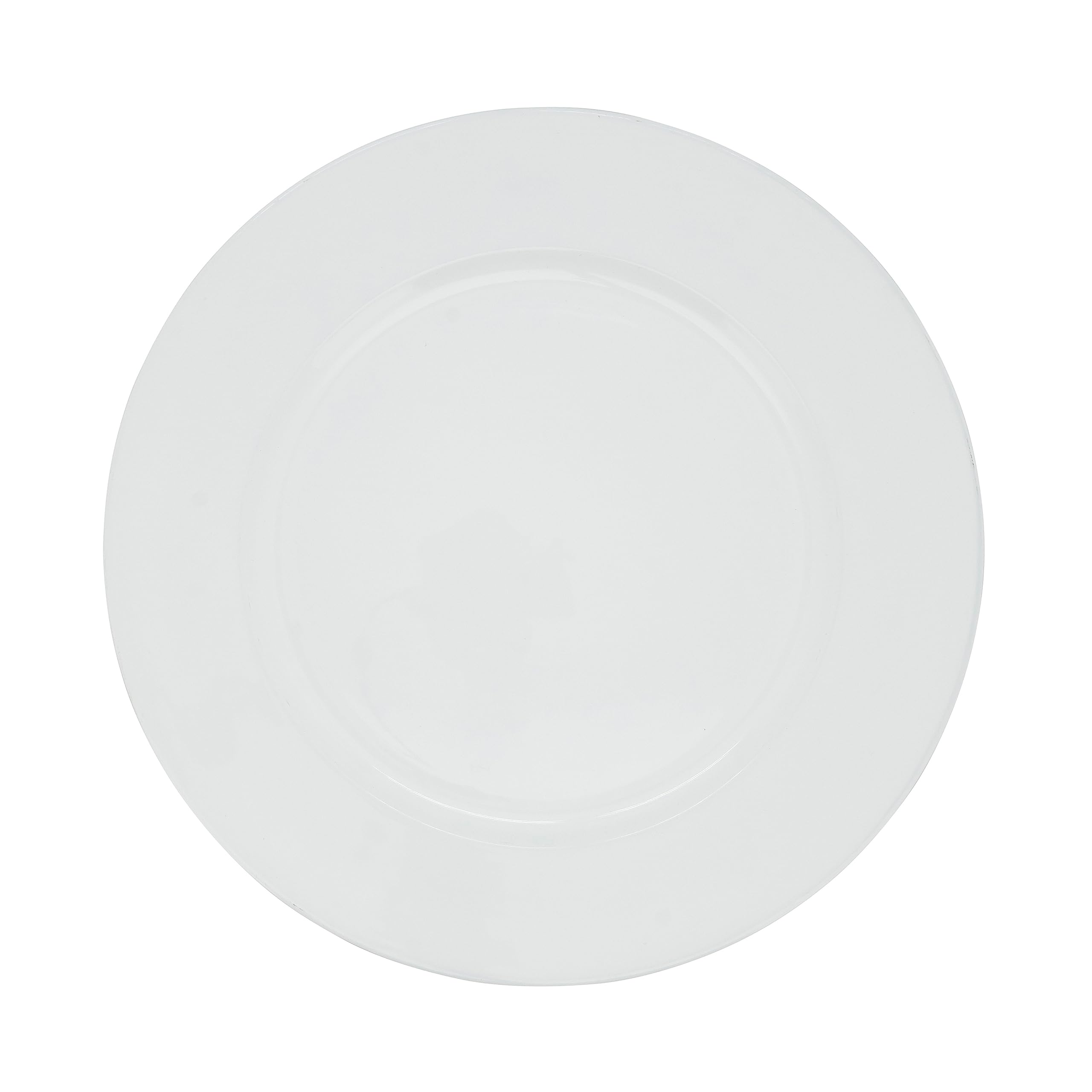 SARO LIFESTYLE 12-Inch Classic Charger Plates Set of 4 - Elegant Gold Rim Dinner Plates for Wedding, Party & Formal Dining - Premium Quality Decorative Serving Dishes for Buffet, Holiday & Special Occasions