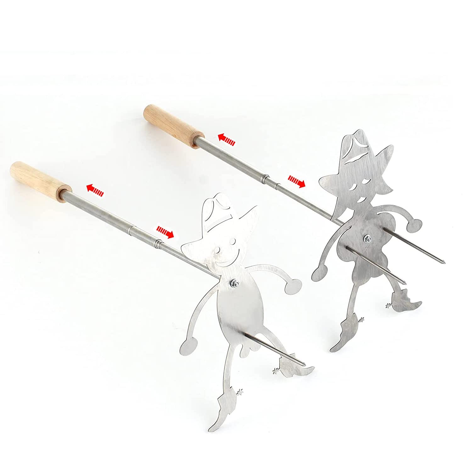 Hot Dog Marshmallow Roasting Sticks 2 Pack - 32