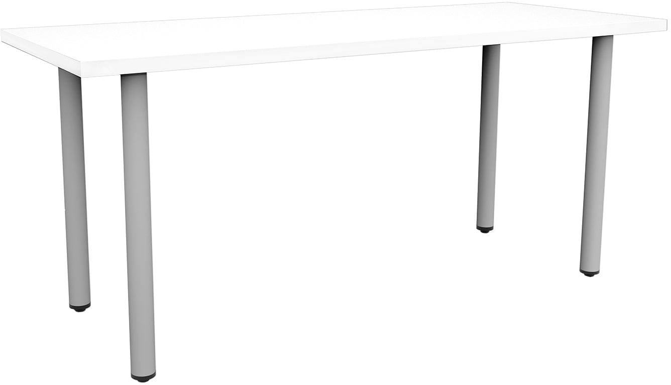 Safco JURNI 60 x 24 Inch Multi-Purpose Table with Post Leg and Glides - Heavy Duty Work Table for Office, Classroom, Conference Room, and Home Use [JN6024NFXPGL]