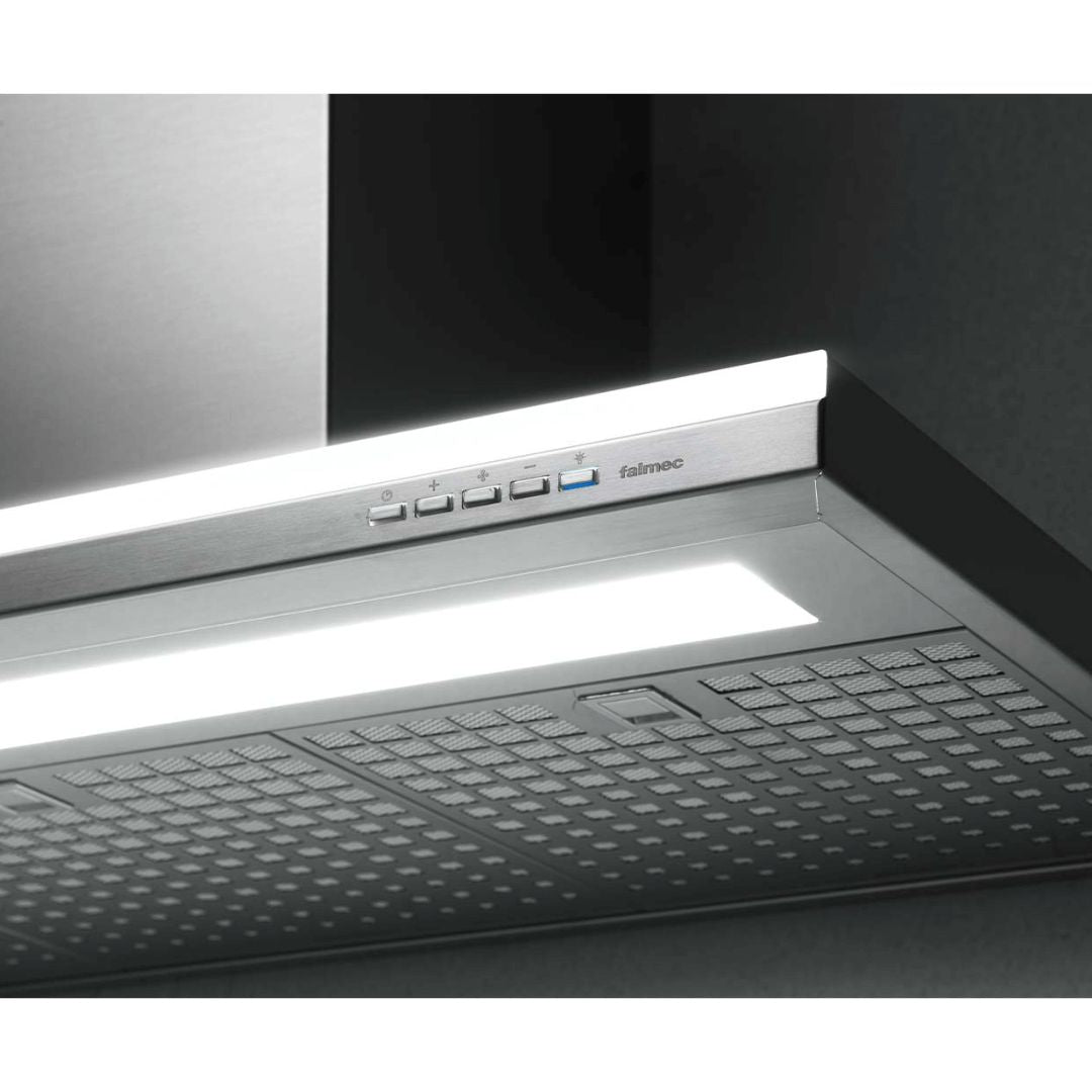 Falmec Lumen 36 Inch 500 CFM Stainless Steel Island Mount Range Hood - FDLUM36I5SS R - Powerful Kitchen Ventilation for Modern Homes & Open Concept Kitchens