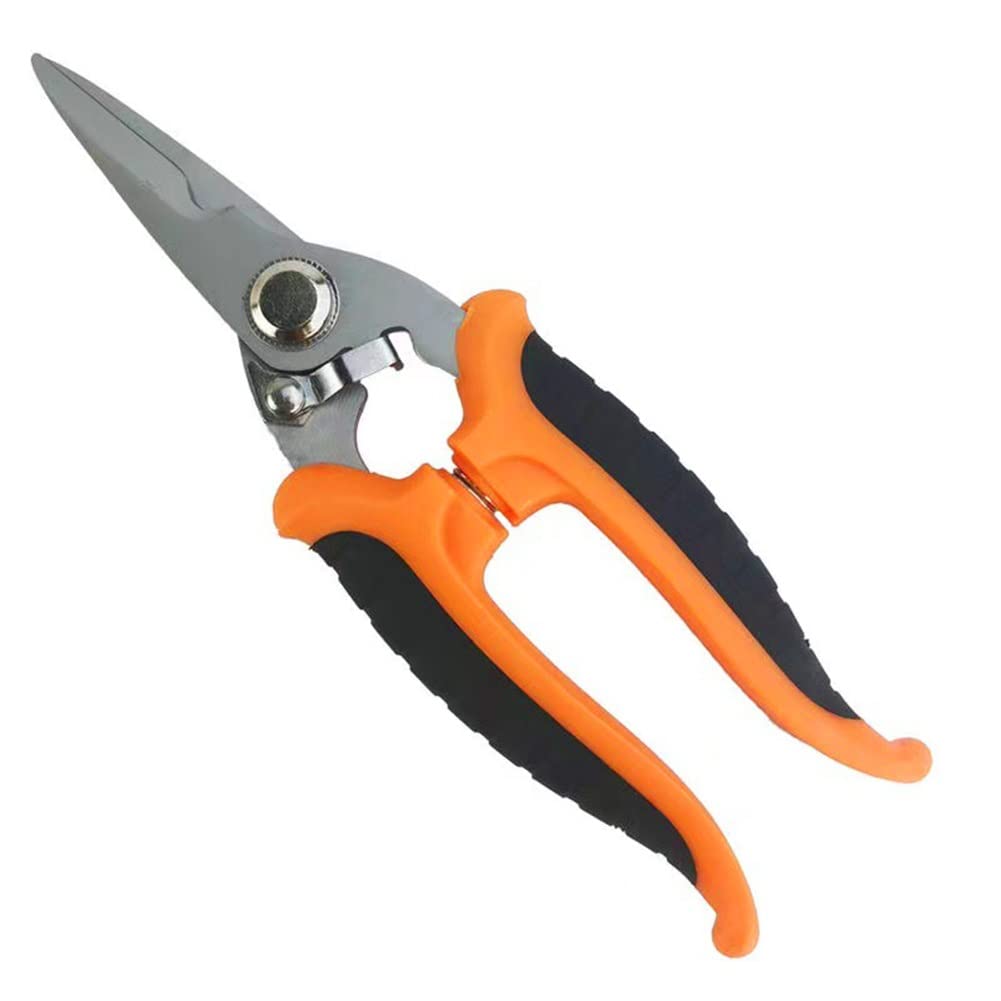 Anti-Slip Handle Pruning Shears - Professional Garden Scissors for Tree Trimming, Bonsai Care & Plant Pruning | Ideal for Gardening, Landscaping & Outdoor Use