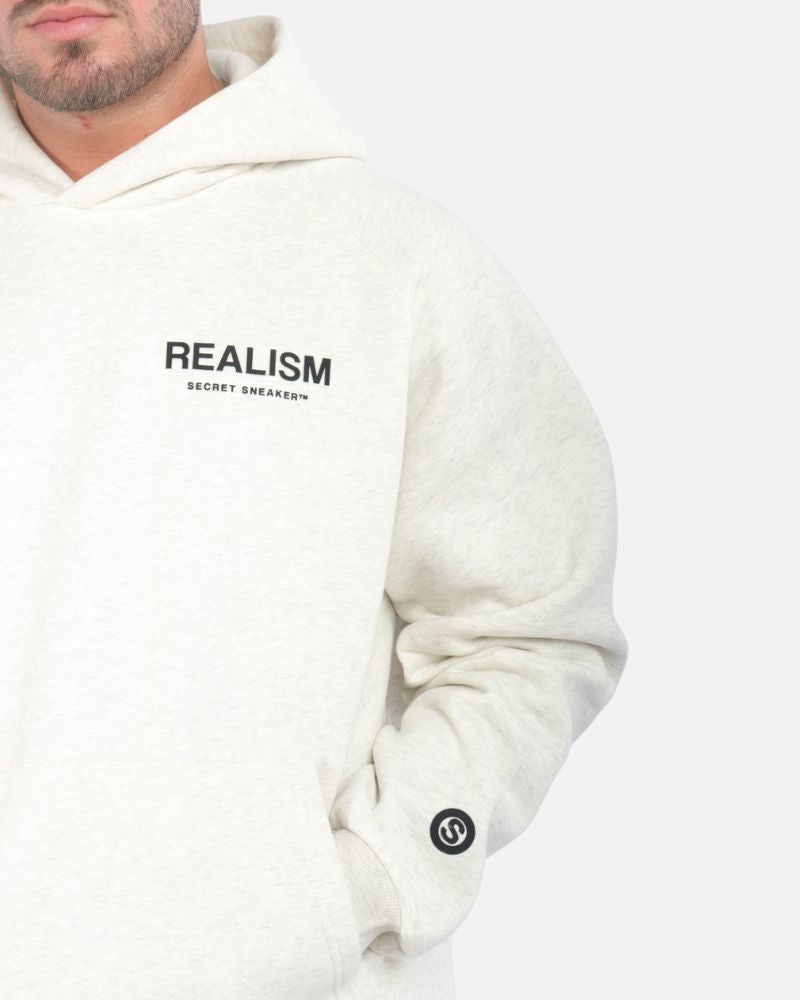 SSS Realism Render Hoodie Oatmeal - Soft & Stylish Unisex Pullover for Casual Wear, Street Fashion & Outdoor Activities