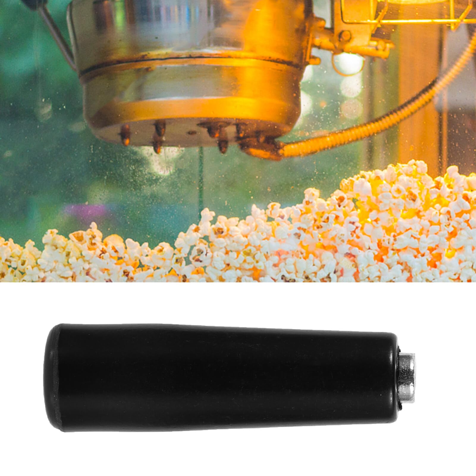 Commercial Popcorn Machine Replacement Parts - Popcorn Maker Lid Handle & Agitator Shaft - Durable Grip for Popcorn Popper Repair - Perfect for Movie Theaters, Carnivals & Home Use