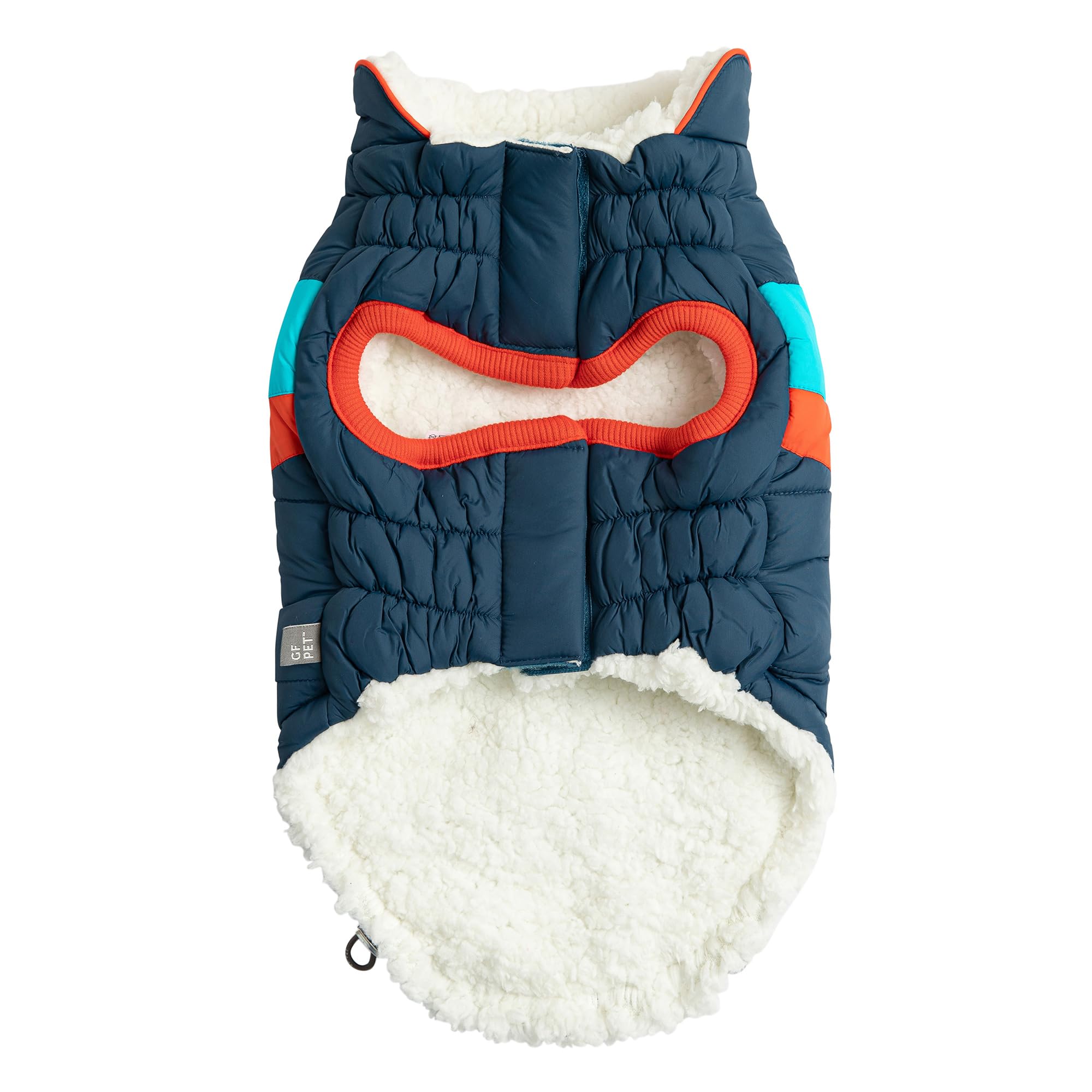 Navy Alpine Dog Puffer Jacket - Warm Winter Coat for Large Dogs - Perfect for Cold Weather Walks & Outdoor Adventures