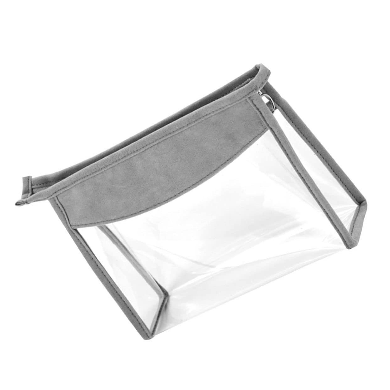 TOPBATHY 1pc Clear Mesh Toiletry Bag for Travel - Waterproof TPU Cosmetic Organizer, Makeup Pouch, Bath Toy Storage - Perfect for Airports, Gym, Beach & Vacation Essentials