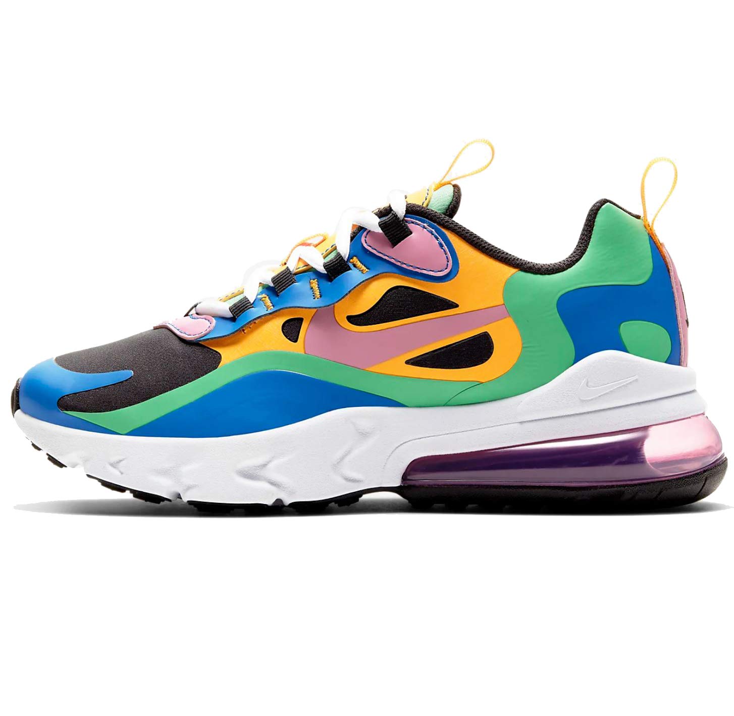Nike Air Max 270 React GS Big Kids Running Shoes - Size 6.5 | Lightweight & Comfortable for School, Sports & Daily Wear (Style: CU4668-001)
