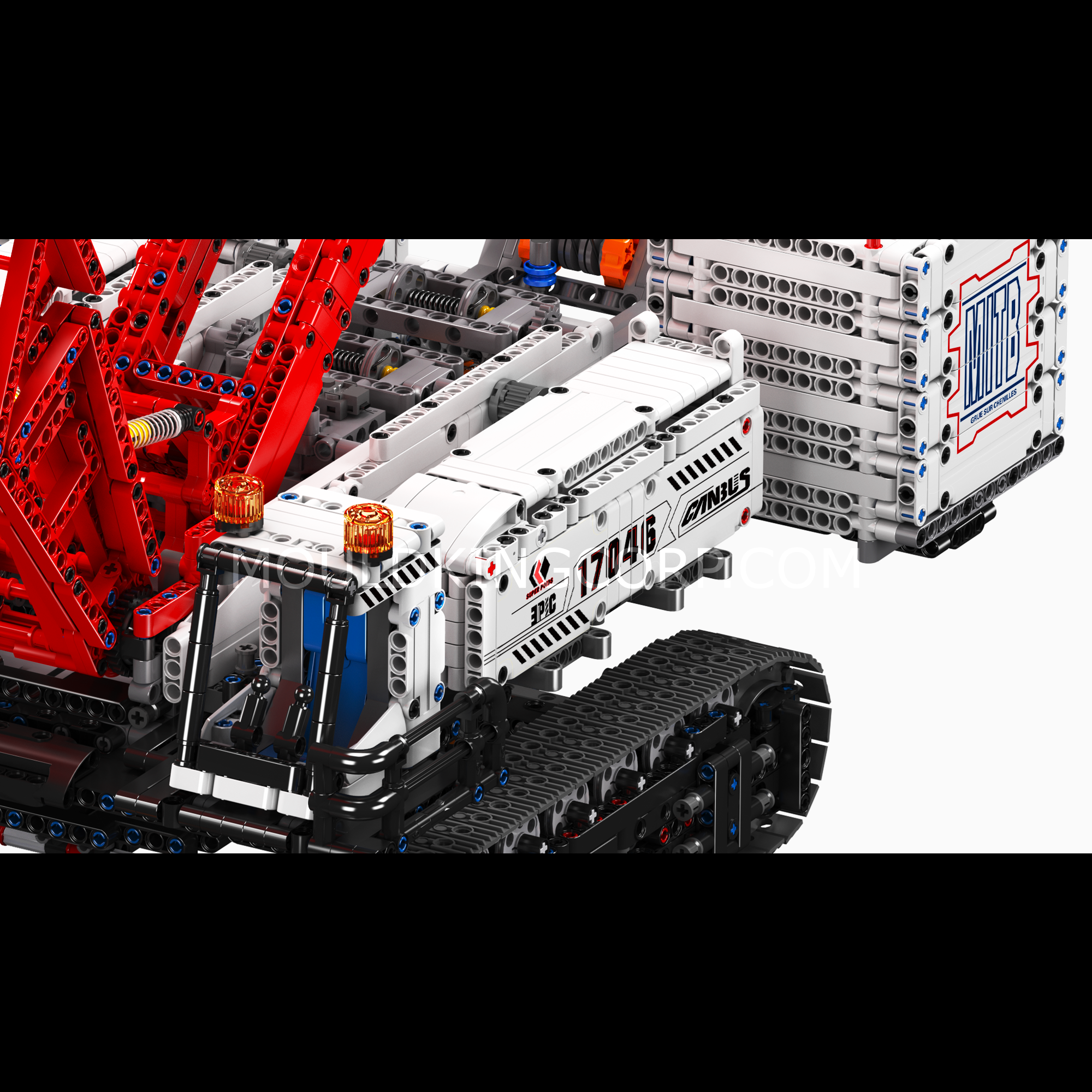 Mould King 17046 Manitowoc 16000 Crawler Crane Building Set - 4,494 Pieces Construction Toy for Adults & Kids | STEM Educational Gift for Engineers, Collectors & Hobbyists | Perfect for Birthday, Christmas & DIY Projects