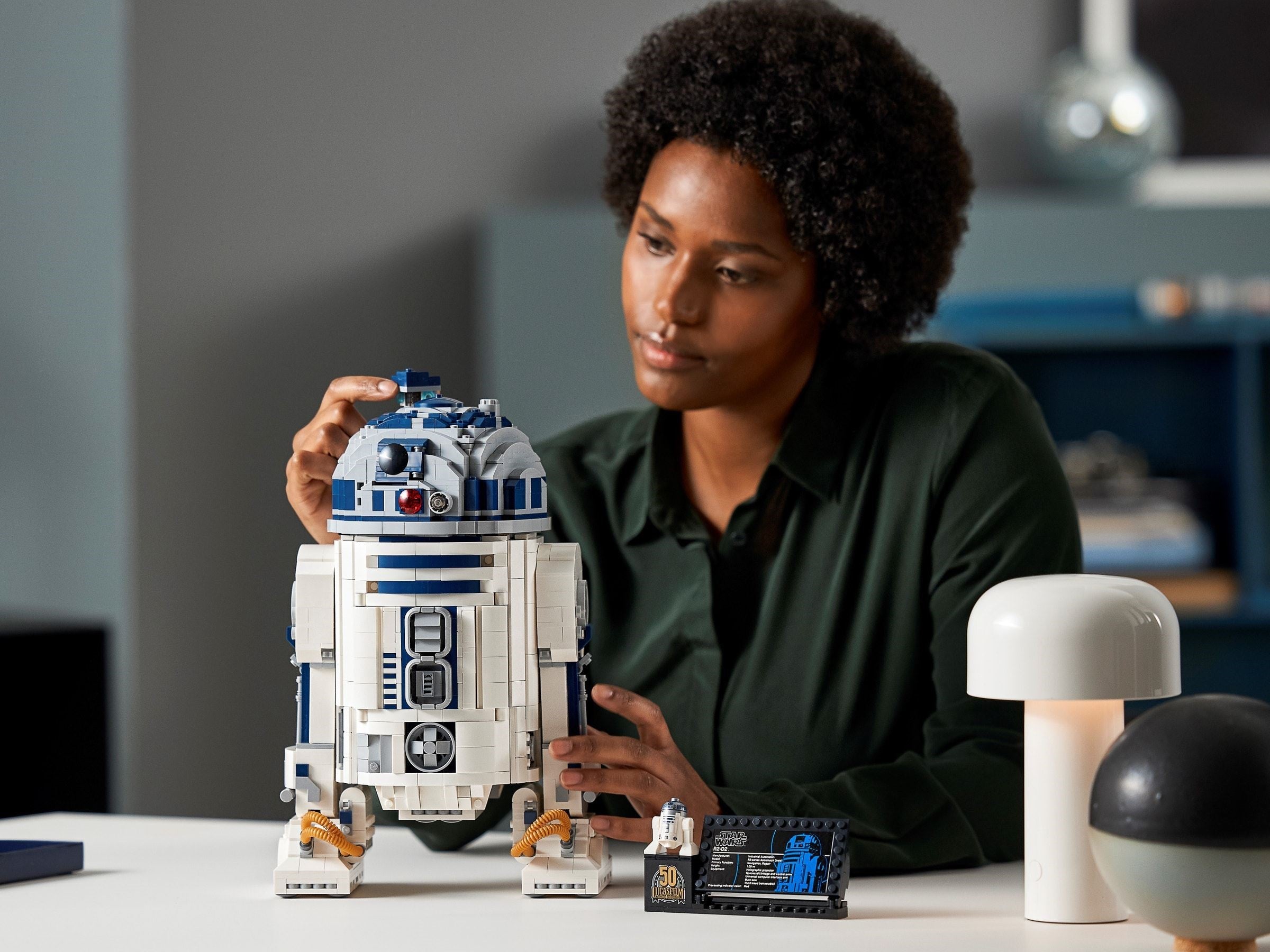 LEGO Star Wars 75308 R2-D2 Building Set - Collectible Droid Model Kit for Adults & Kids - Perfect for Display, Gifts & Star Wars Fans