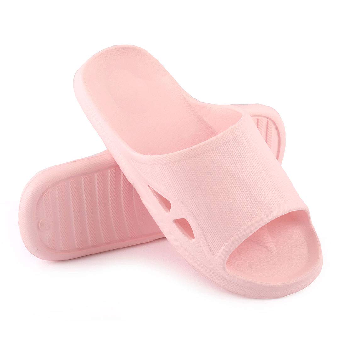 LM Women's Non-Slip Shower Slippers - Comfortable Bathroom Sandals, House Slippers for Dorm, Spa & Indoor Use - Perfect for Bath, Lounge & Hotel Stay