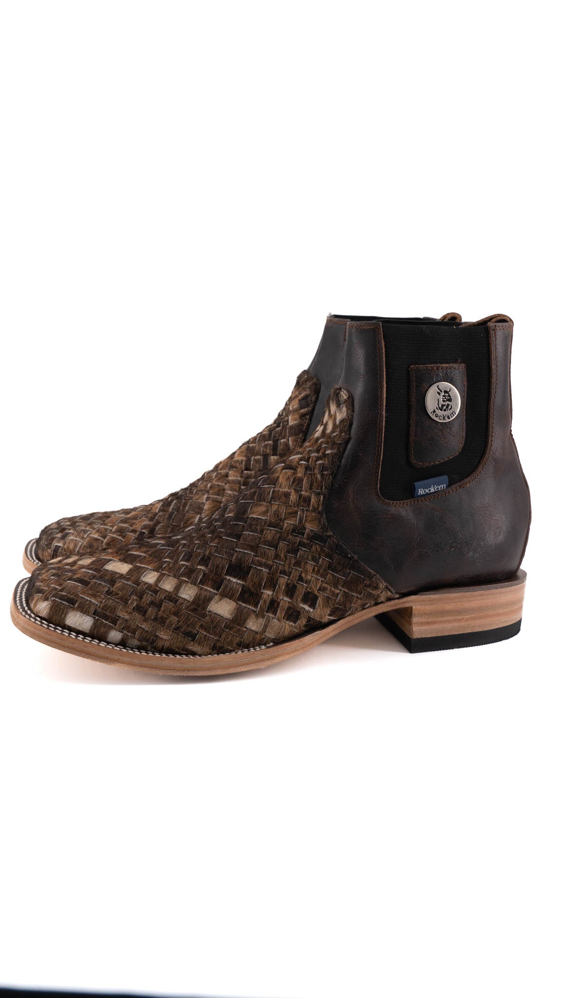 Men's Cowhide Square Toe Boots Size 12 - Premium Leather Western Boots for Men - JJ5 Box Style - Perfect for Rodeo, Country Dancing & Outdoor Adventures