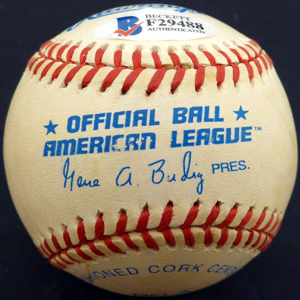 Adrian Hernandez Autographed Official AL Baseball - New York Yankees & Milwaukee Brewers - Beckett BAS #F29488 - Perfect for Collectors, Sports Memorabilia Fans & Yankees/Brewers Enthusiasts