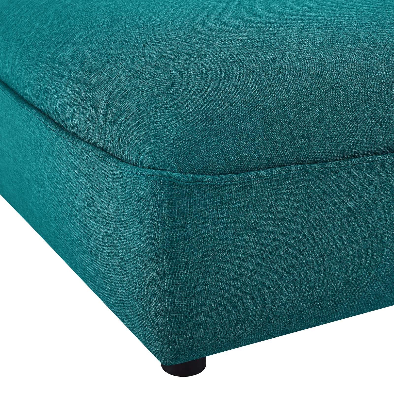Comfortable Sectional Sofa Ottoman with Storage - Modern Living Room Furniture for Small Spaces | Perfect for Apartments, Lounges, and Family Gatherings