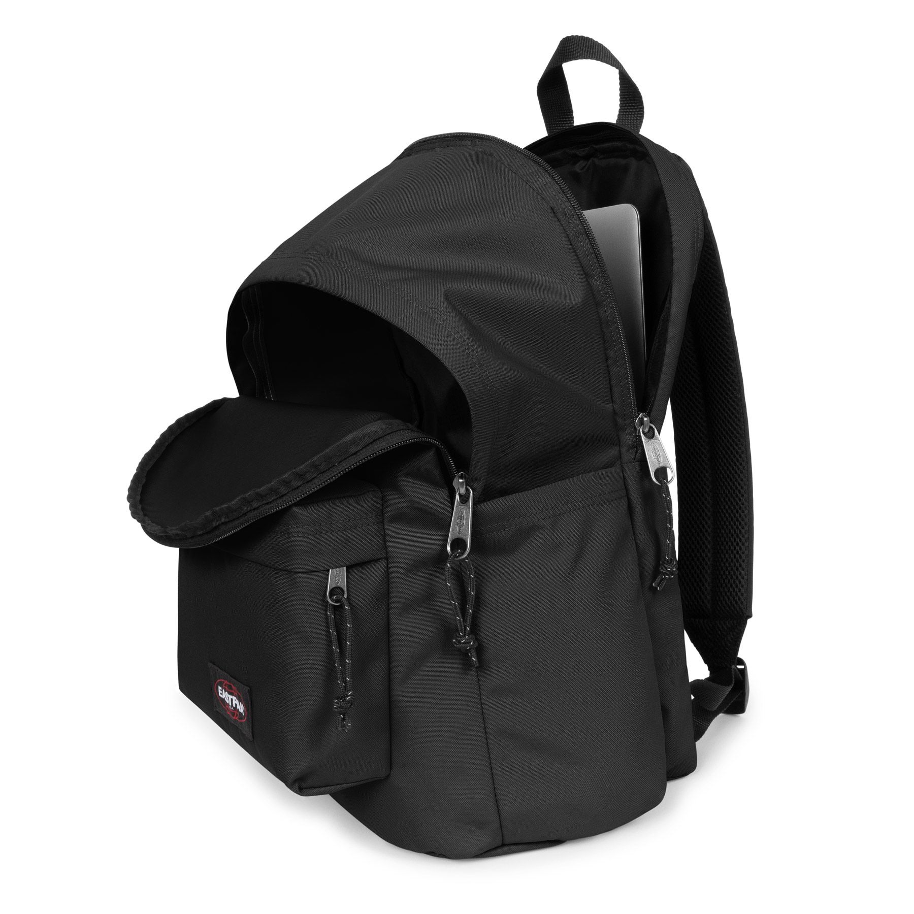 Eastpak Day Office Backpack - Stylish & Durable Laptop Bag for Work & Travel - Perfect for Professionals & Students (Black) - Ideal for Commuting, Business Trips & Campus Life