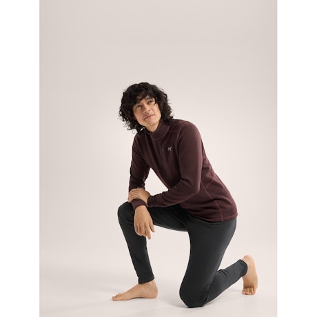 Arc'teryx Men's Rho Heavyweight Zip Neck Baselayer - Thermal Merino Wool Long Sleeve Shirt for Winter Hiking, Skiing & Outdoor Activities