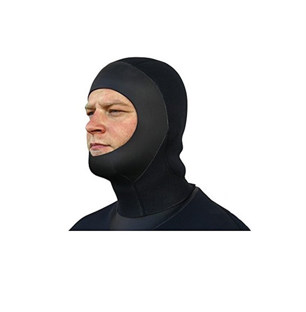 SEASOFT PRO 6MM Commercial Drysuit Hood - Waterproof Scuba Diving Hood for Full Face Mask - Perfect for Cold Water Diving, Spearfishing & Underwater Photography