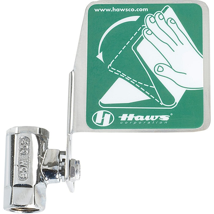 Haws SP226PCP Vertical Eyewash Ball Valve Replacement with Handle - Emergency Eye Wash Station Safety Equipment for Labs & Industrial Use