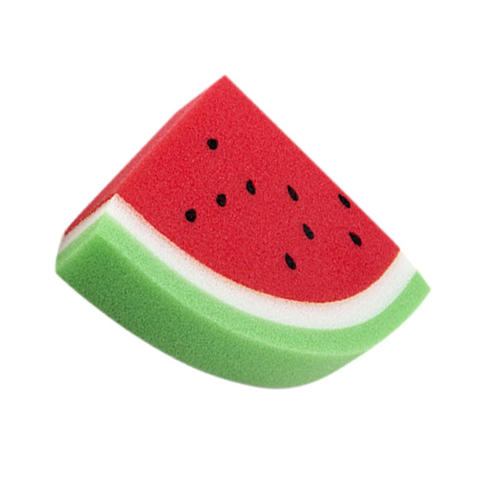BabyMoo Sliced Fruit Shaped Bath Sponge - 2 Pack Soft Cleaning Sponges for Babies 0-36 Months | Colorful, Gentle & Safe for Newborn & Toddler Bath Time, Shower & Sensitive Skin Care