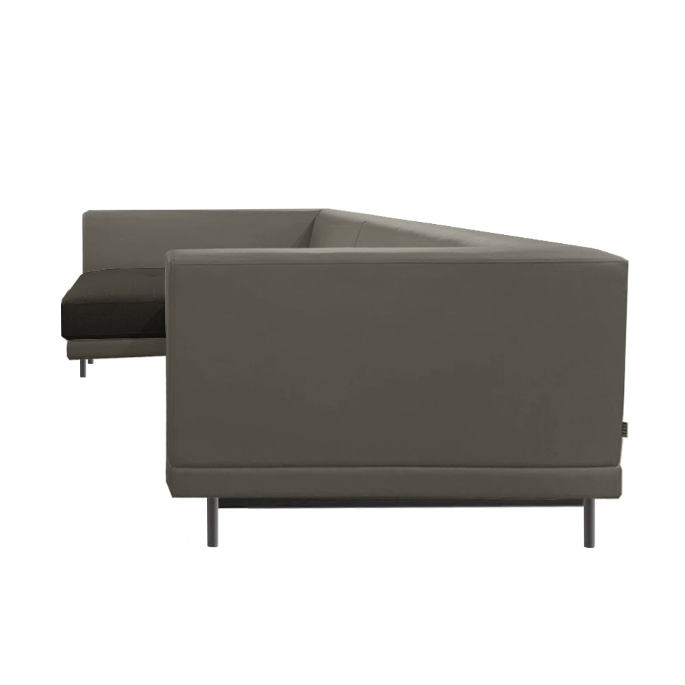 Stylish Hemlock Duo Left Chaise Sofa - Modern Sectional Couch for Living Room, Lounge & Family Room Comfort