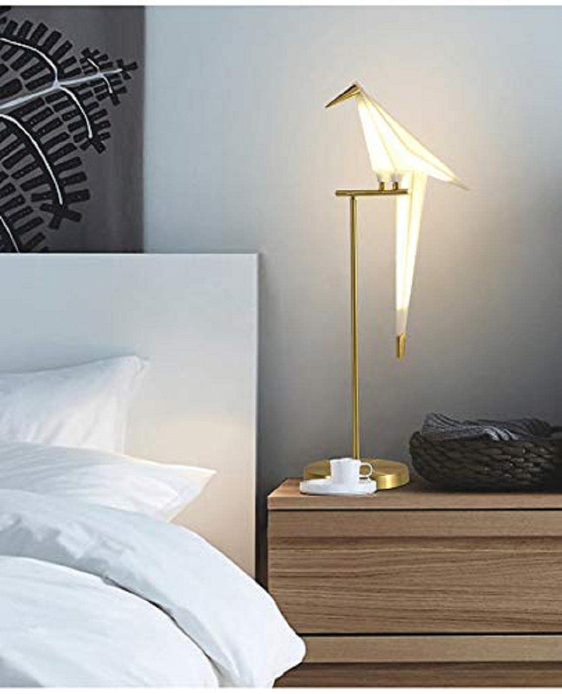 Modern Art LED Floor Lamp with Bird Design - Adjustable Standing & Table Light for Home, Office, Living Room, Bedroom & Dining Room - Perfect for Reading, Decor & Ambient Lighting