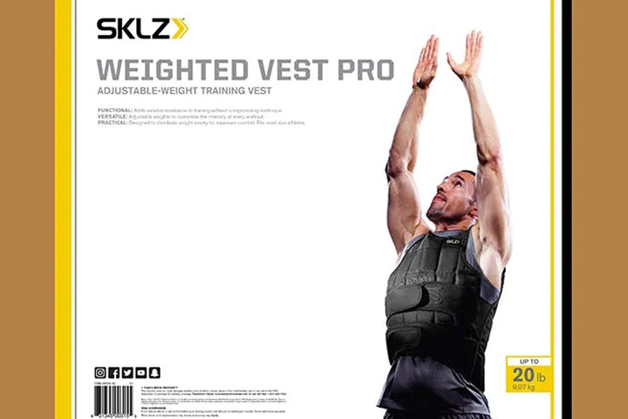 SKLZ Weighted Vest Pro - Adjustable Weighted Training Vest for Strength & Endurance Workouts - Perfect for CrossFit, Running, and Fitness Training