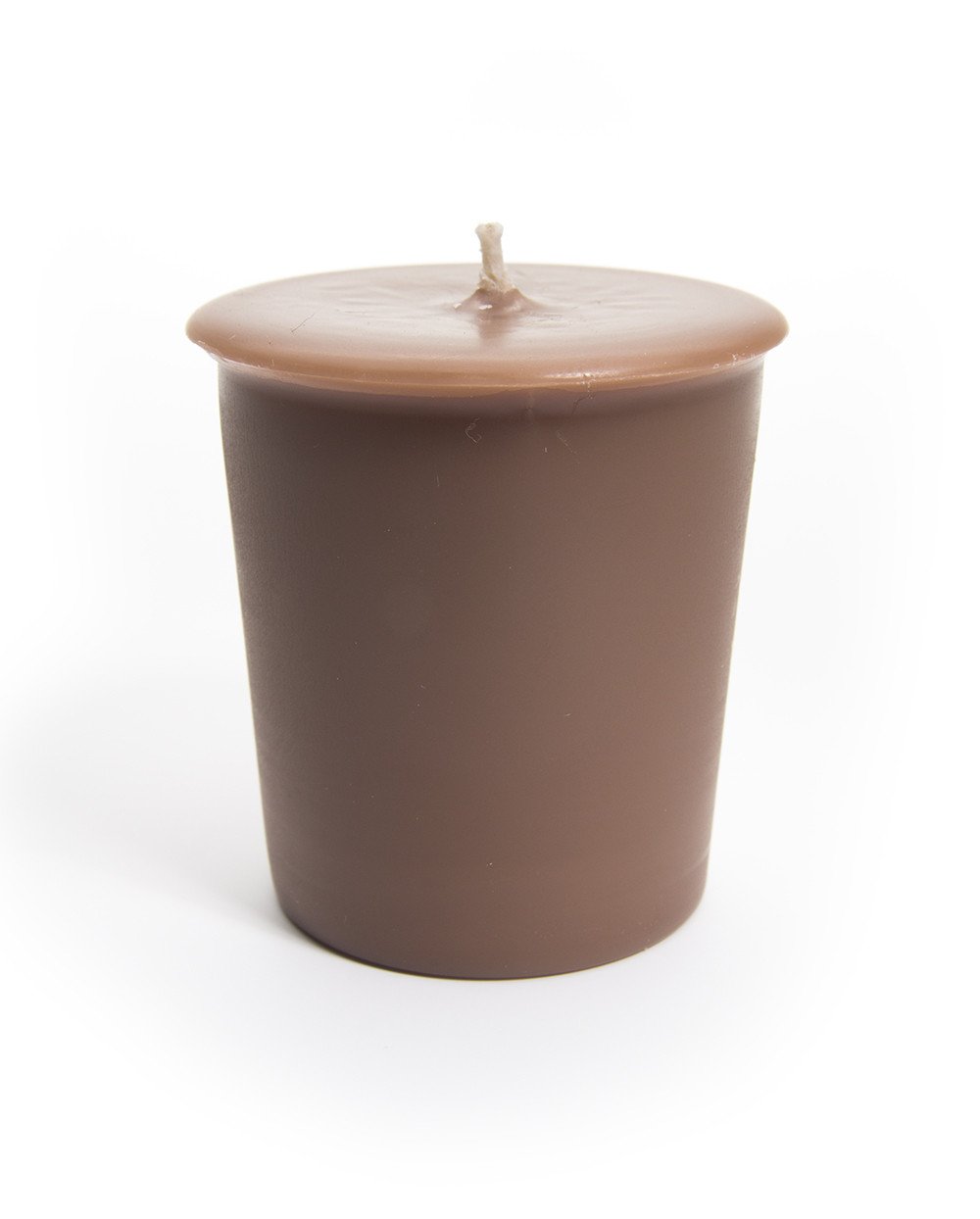 Natural Soy Votive Candles - Chocolate Fudge Brownie Scented with Essential Oils, 6-Pack Brown Bakery-Themed Candles for Home Decor, Relaxation & Gift Giving