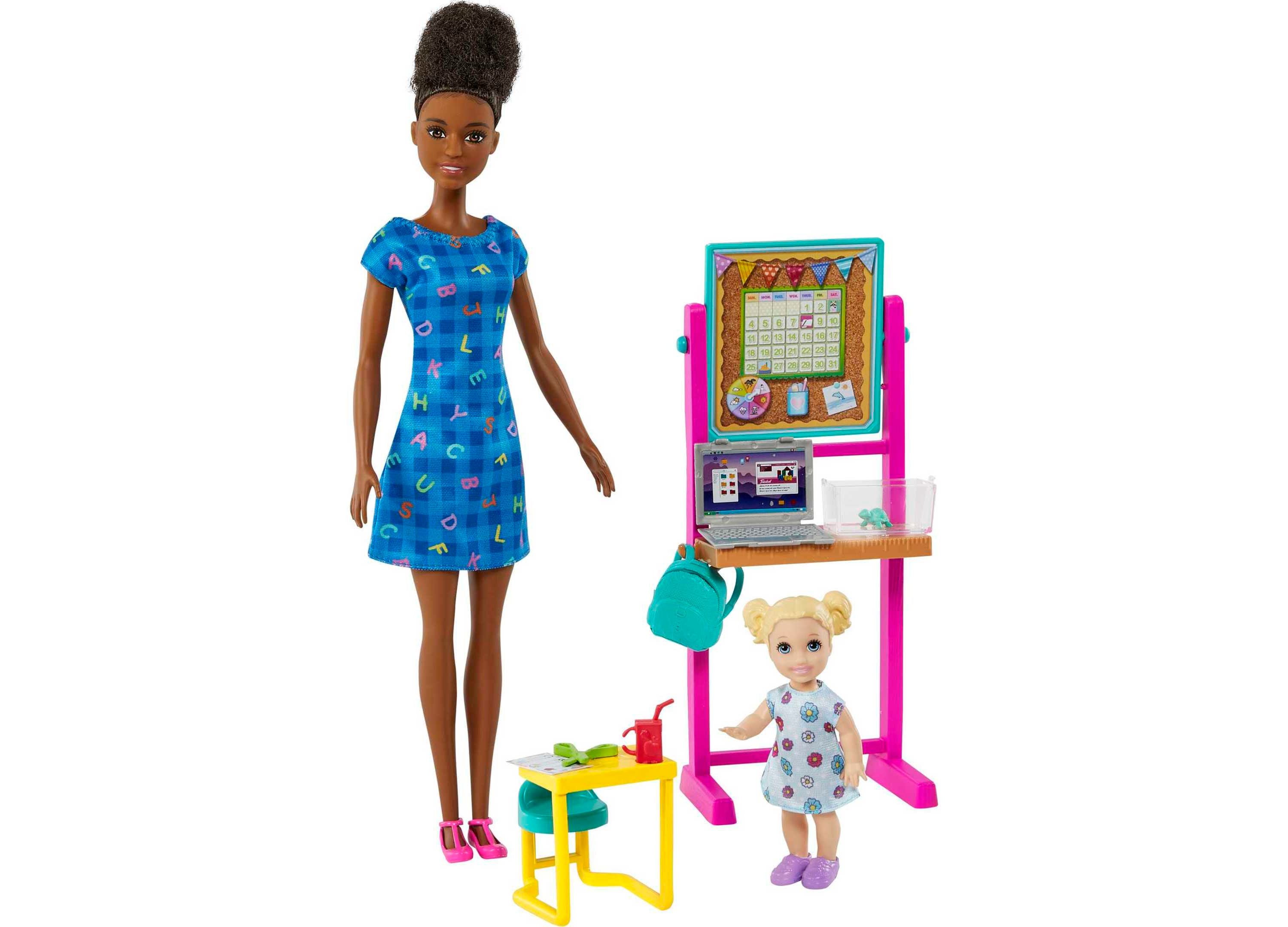 Barbie Career Kindergarten Teacher Playset with 10+ Accessories - Interactive Doll Set for Kids Ages 3+ | Perfect for Imaginative Play & Classroom Role-Playing