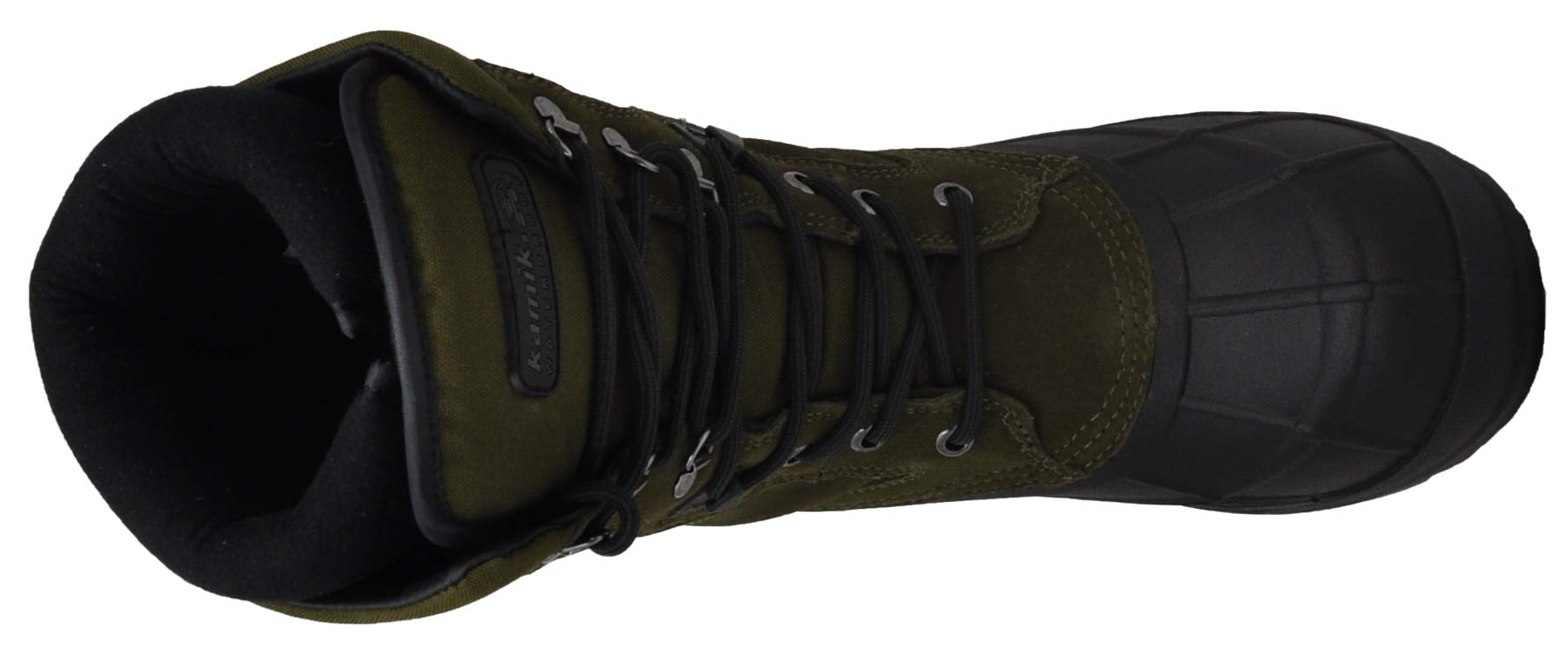 Kamik Nation Plus Leather Snow Boots for Men - Thermal & Waterproof Winter Boots - Perfect for Snow Hiking, Ice Fishing & Cold Weather Outdoor Activities