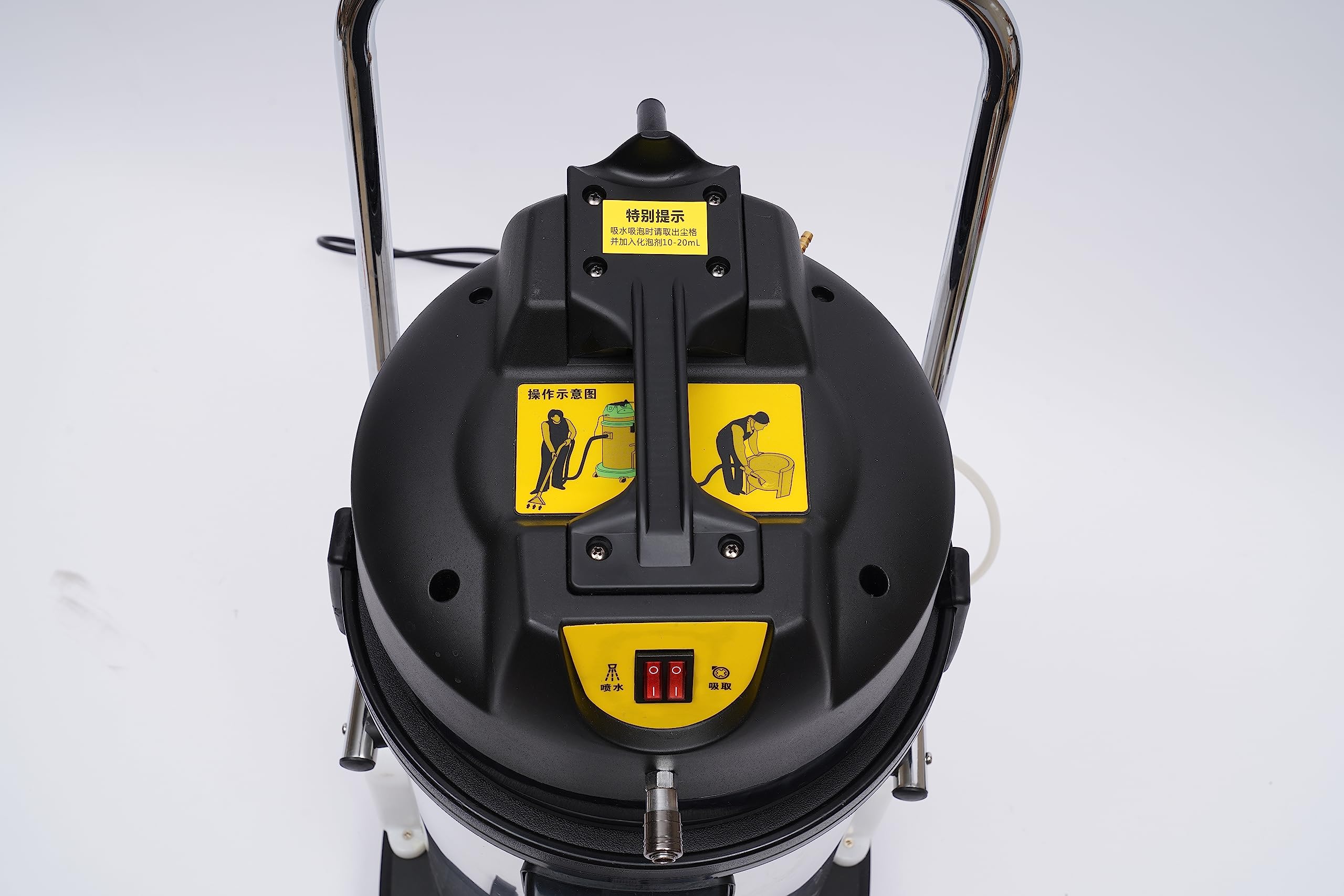 40L Commercial Carpet Cleaning Machine - 3-in-1 Carpet Cleaner, Extractor & Vacuum for Carpets, Sofas & Curtains | Heavy Duty Deep Cleaning | Time Saving Solution for Hotels, Offices & Homes (No Water Sucker)