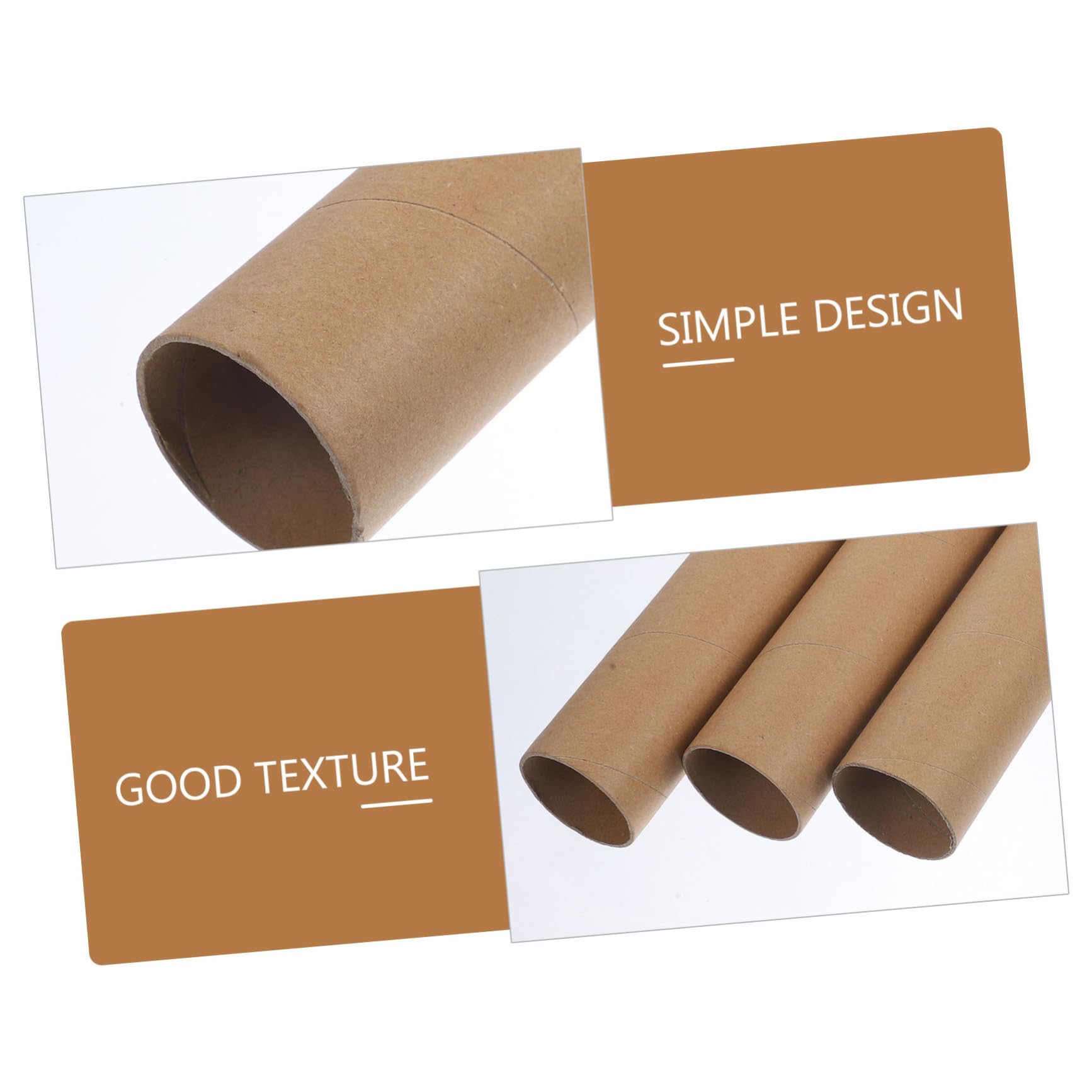ULDIGI 3 Pack Cardboard Tubes for DIY Crafts - Round Paper Rolls for Art Projects, Scrapbooking & School Supplies - Perfect for Gift Wrapping, Home Decor & Kids Activities