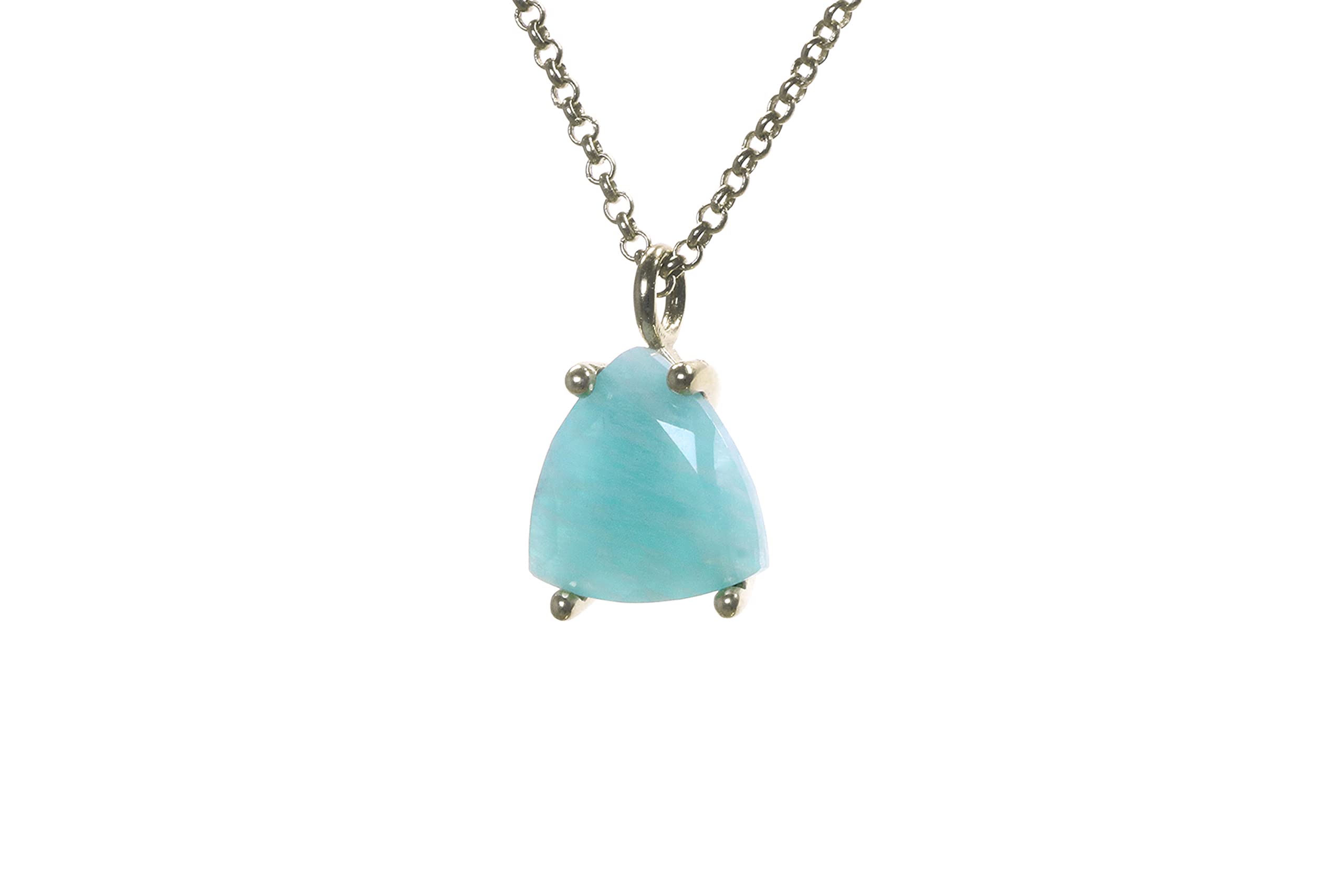 Amazonite Healing Necklace for Women - May Birthstone Gold Jewelry - Elegant Statement Piece for Gifts & Special Occasions